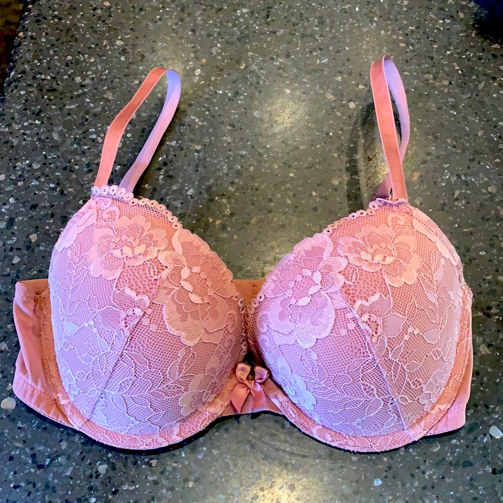 34C lace push up bra